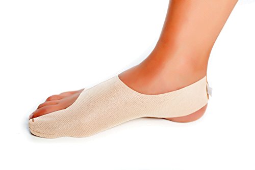 Bunion Bootie (Original Splint for Bunions Relief, Ultra-Thin Bunion Corrector for Hallux Valgus - Left Foot, Medium