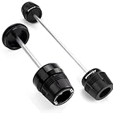 ZEXDDI passend Für R1300RT R 1300 RT rt 1300 2025 2026 Motorrad Vorderrad Hinterrad Schieberachse Gabel Rahmen Sturzschutz Sturzpad R 1300RT rt1300 Zubehör r1300 rt (Schwarz)