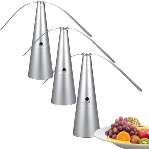 3Pcs Fly Repellents Fan For Tables, Portable Table Fly Fan USB Rechargeable, Quiet Mosquitoes Fly Repellents Fans For Outdoor Indoor, Keep Fli-es And Bu-gs Away From Your Food