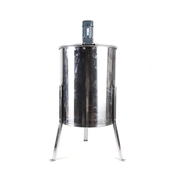 Elektrische Honigschleuder Honig Extractor Höhe Edelstahl 4-Rahmen Imkerei Beehive Bienenhaltung 40 ''