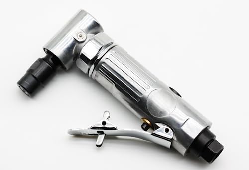 Image of 1 /4 Inch Air Die Grinder - Lightweight Pneumatic Angle Grinder Tool for Metal, Deburring, Polishing, Grinding, with Safety Trigger