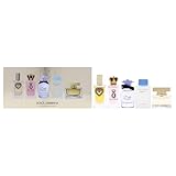 Dolce & Gabbana Mini Collection for Women – 5-Piece Mini Perfume Gift Set, 0.17oz Devotion, Q, Blue Jasmine, The One EDP & 0.15oz Light Blue EDT Splash