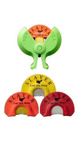 Slayer First Strike Trio Turkey Mouth Call Starter Pack 3 Diaphragms