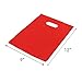 SSWBasics Small Low Density Red Merchandise Bags - 9”W x 12”H - Case of 1000 - Red
