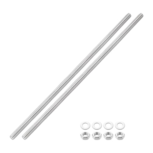 Varilla totalmente tachonada M12 inoxidable de 400 mm para abrazaderas y pernos en U estables