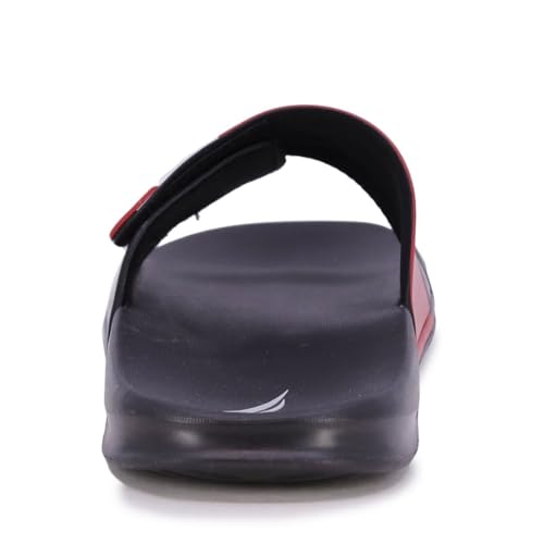 Image of Nautica Men's Athletic Slide Sandal, Adjustable Straps, Comfort Slip-On