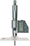 tiefenmessschraube einstellen hohe Genauigkeit Digital-Tiefenmessschraube, IP54, mit Datenausgang RS232, 0 - 100 mm / 0 - 4 inch