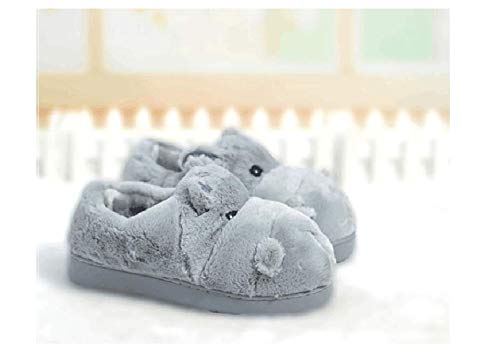 Adult & Children Cotton Hippo Home Plush Animal Slippers4