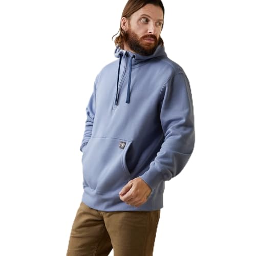 Image of ARIAT Men's Rebar Workman 1 /4 Zip Hoodie