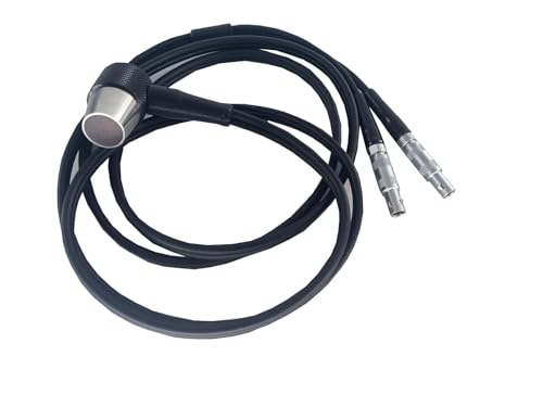 Sonda de transductor estándar para medidor ultrasónico de espesores, frecuencia 5 MHz, diámetro del cristal 10 mm, rango de medición 1,0 a 150 mm, compatible con UM-2, UM-2D, UM-4, UM-4D, UM-4DL, UM-5, UM-5D, UM-5DL miniatura 5