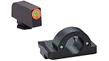 AmeriGlo Ghost Ring Style Night Sights,Green Tritium/Orange Outline Front GL-5225