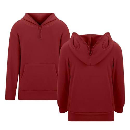 Boys Hoodies & Sweatshirts for Kids Stylish Solid Color Zip Up Pullover Casual Long Sleeve Outerwear Perfect for