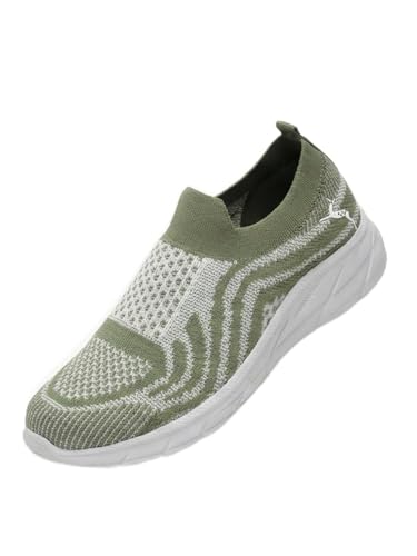 Image of Marc Loire Women's Athleisure Knitted Active Wear Slip-On Sneaker Shoes