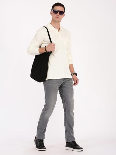 Image of Macroman M-Series Men's Solid Regular Fit T-Shirt