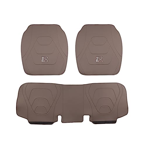 Accesorios interiores Funda for asiento de coche Cojín for silla de coche 3 piezas Compatible con BYD Han EV DM-i 2022 2023(Coffee 3pcs)
