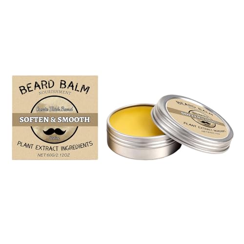 Crema Suavizante Para Barba, Fórmula Suavizante, 60 G, Acondicionador Para El Cuidado Del Bigote, Crema Nutritiva Para La Barba, Para La Piel, Para Viajes Diarios En Casa Salón Spa Después Del A