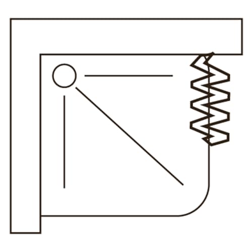 Box doccia 70x70 in PVC mod. Acquario con apertura laterale - 2