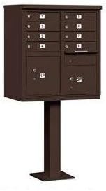 Cluster Box Unit - 8 A Size Doors - Type I - Bronze - USPS Access