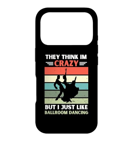 ���B���e�[�W They Think Im Crazy But I Just Like �Ќ��_���X �X�}�z�P�[�X iPhone 17 Pro �p