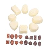 Convient aux projets créatifs : idéal pour les projets créatifs, ces modèles peuvent être utilisés comme de ravissants accessoires dans divers projets de bricolage, décor de chocolat décoratif simulé, présentoir de faux aliments