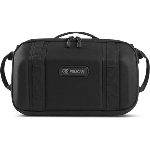 Pelican Aegis HY22 22" Wheeled Carry-On Roller Hybrid Duffel Bag, Black, Bundle with AVP-S ModPak AV Pouch and SXH5 Protective Cross Body Sling Bag4