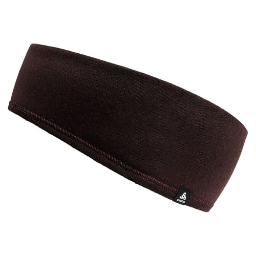 Bandeau de sport Odlo laine mérinos hiver unisexe homme femme marron