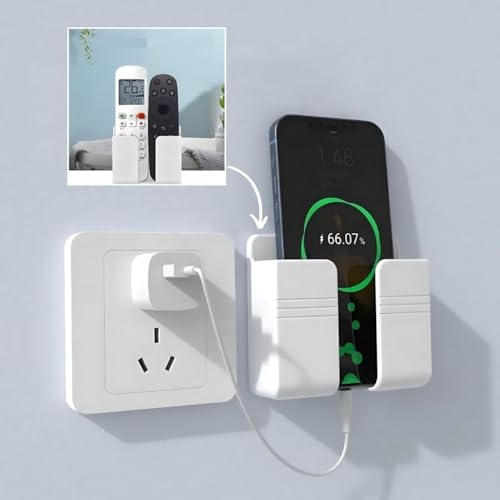 Kit 2 - Suporte P/Celular Smartphone Controle Remoto de Plastico Adesivo - 10cm - Prime