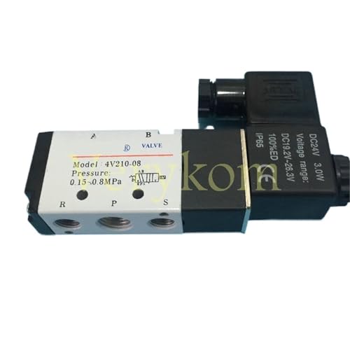 Électrovanne pneumatique 110V AC à LED avec commutation rapide pour circuits 1/4