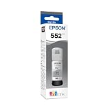 EPSON 552 EcoTank Ink Ultra-high Capacity Bottle Gray (T552520-S) Works with EcoTank Photo ET-8500, ET-8550