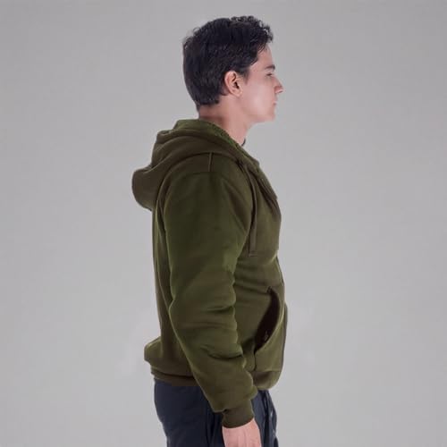 Image of Gary Com Heavyweight Sherpa Hoodies for Men, Thick Fleece Lined Full Zip Up Winter Warm Sweatshirts Work Jackets