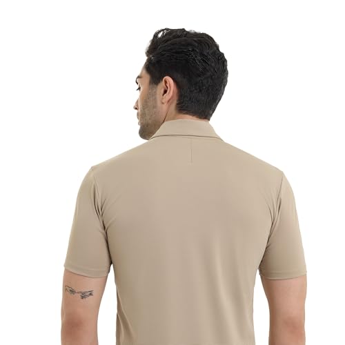 Image of Mauve Mens Smart Stretch Polo | Comfortable Work & Casual | Breathable | All-Day Wear