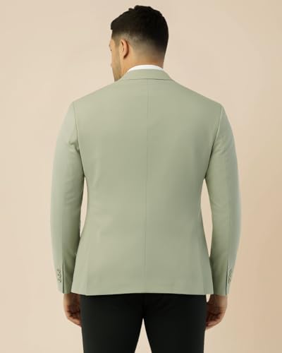Image of SaintX Men's Formal Blazer | Fully Lined | Slim Fit | Professional Jacket | Premium Business Formal Suit | Office | Wedding | All Purpose