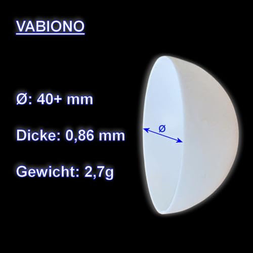Foto von vabiono® Tischtennis Bälle Tischtennisbälle 21 Stück Trainings-Ball PingPong weiß Ø 40+ mm 3***
