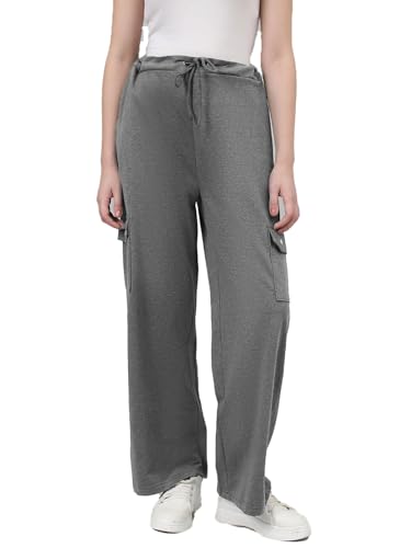 Image of KOTTY High-Waisted Women's Jogger Pants|Athletic Track Pants with Elastic Waistband|Ideal for Gym, Walking, and Travel