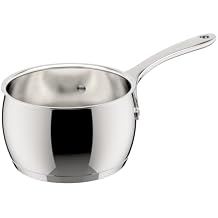 Lagostina Orchestra Milk Pan with Long Handle 18/10 Stainless Steel Diameter 16 cm Lagotherm Base 3 Layers Mirror Effect Satin Exterior and Interior for All Heat Sources