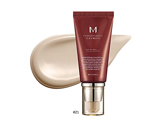 Missha M Perfect Cover Bb Cream Spf 42 # No. 21 Jasny Beżowy 50Ml/1,7Oz