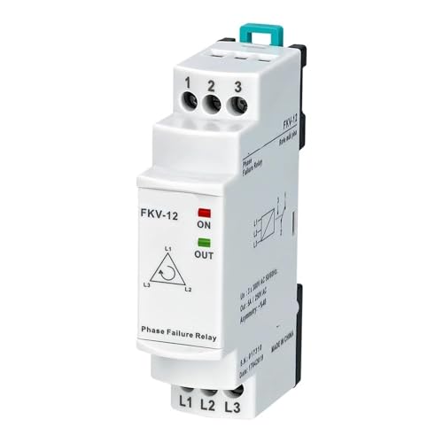 Relé FKV-12 con corte automático por fallo de fase y asimetría fija al 40%