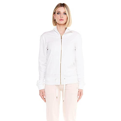  LEONE 1947 - Tuta con collo in piedi e zip da donna Chic Boxing - W3850A4F32A - OPTIC WHITE-SAND (0080), XXL