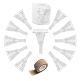 Silicone External Condom Catheter for Men–10 Pack Adhesive Catheter Set,Disposable Day and Night Use,Leak-Proof Design with Secure Fit for Incontinence(0.98in/25mm/Small Size)