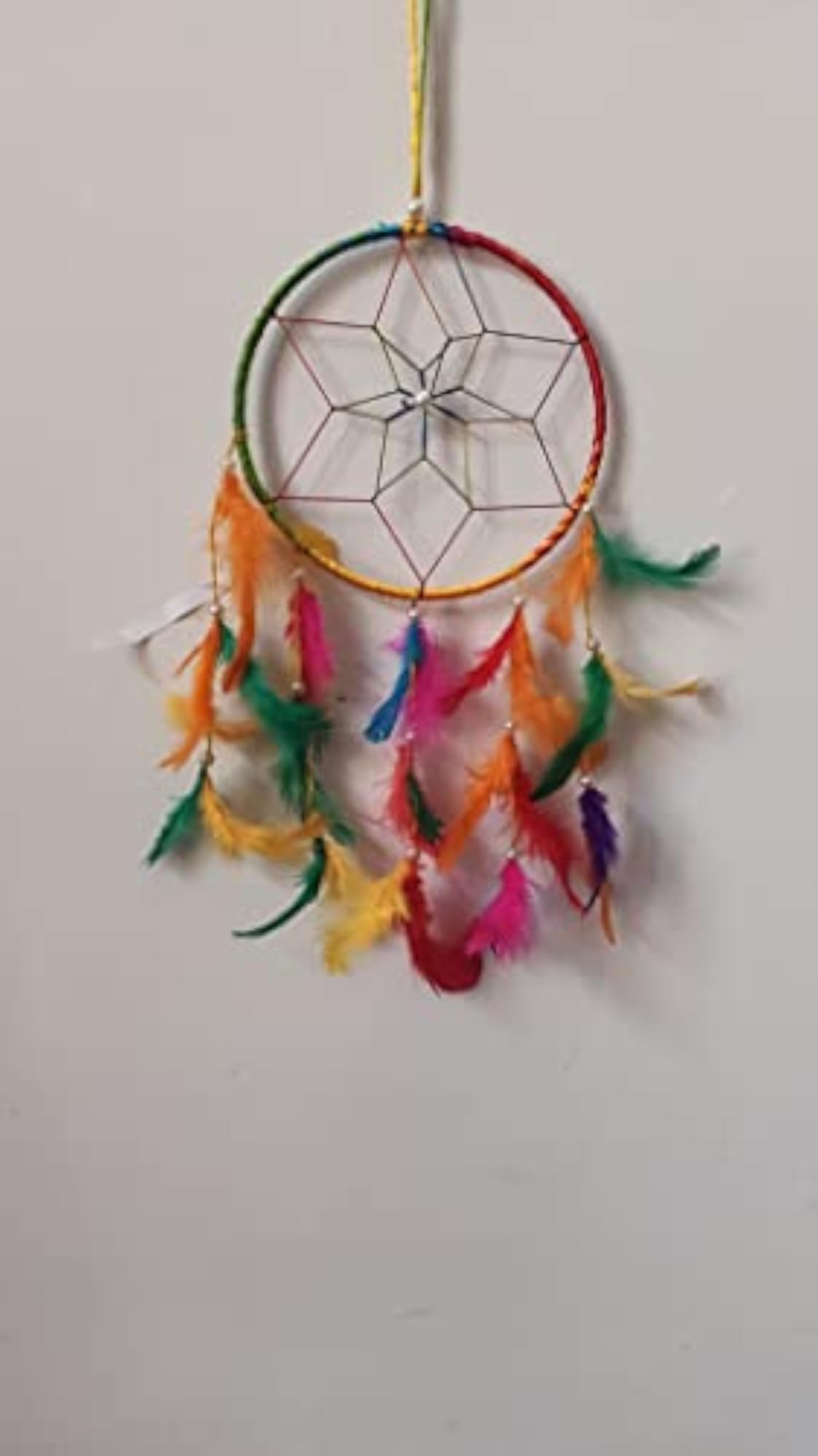 Macrame Wall Hanging Dream Catcher in Bohemian Style