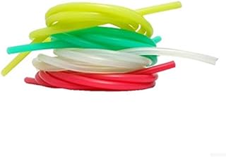 BliliDIY Tubo Blando De Gasolina De Color 1M Diámetro 2 Mm X 5 Mm Tubo De Alimentación Tubería De Aceite Accesorios RC para Aceitera Engrasador Tanque De Combustible Avión RC Avión - Blanco