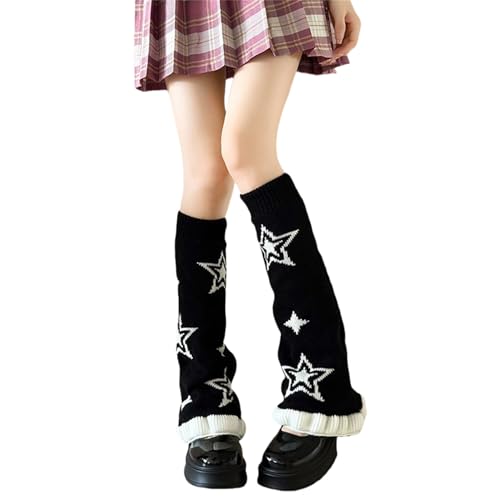 Y2k Harajuku Leg Warmers Women Cute Japanese Goth Rave Grunge Alt Punk