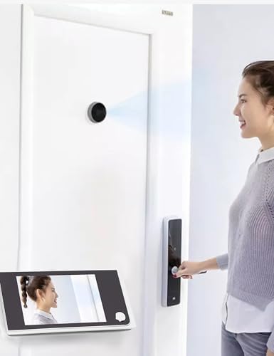 Peephole Door Viewer Digital Door Eye Viewer Camera 3.5 inch LCD HD Screen 120 Degrees Wide Angle View for Home Security System
