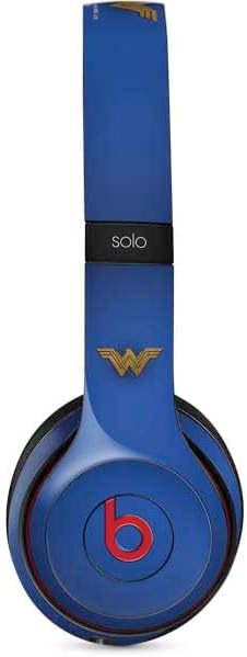 Skinit Decal Audio Skin Compatible with Beats Solo 3 Wireless - Officially Licensed DC Comics Wonder Woman Gold Emblem Design