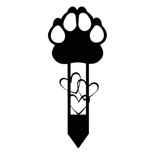 SZLIFE Plaque commémorative pour Chien, stèle funéraire en métal résistant