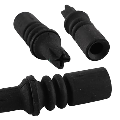 Image of ACOLY Sunroof Drain Valve Hose Grommet Compatible with Tiguan 1 5N Golf 6 GTI Plus Jetta MK6 Skoda Superb Replacement 1K6877236 Black