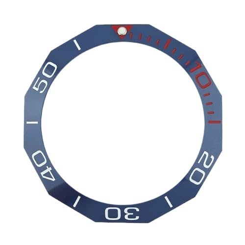 1個 OD:42.3mm*ID:33.2mm 傾斜型発光セラミックベゼルインサート 交換用 自動巻き腕時計 WAY201(TGHY-35)