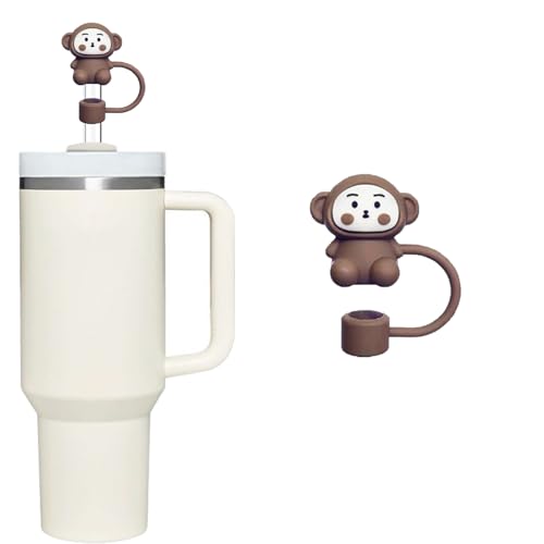 Tapa para pitillo silicona reusable color marrón miniatura 1