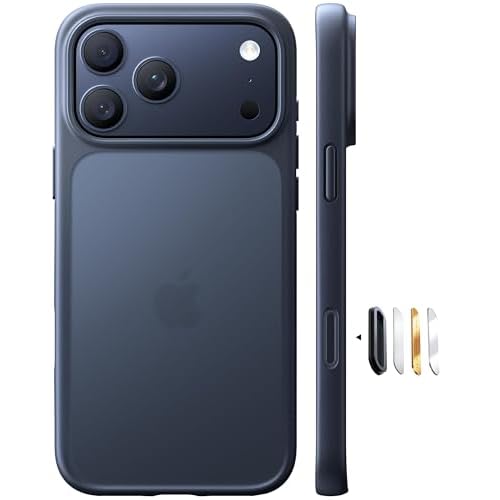 TORRAS for iPhone 17 Pro Case, Beyond Military-Grade Protection, Camera Control Button, DIY Buttons, Translucent Matte Slim Thin Shockproof Hard Back