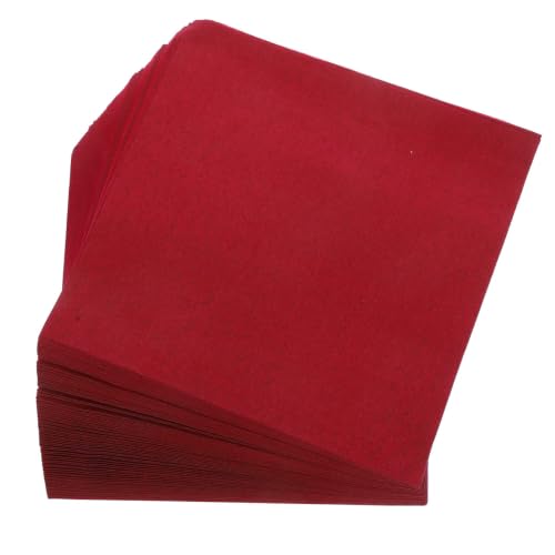 Servilletas de papel para Navidad y fiestas, pack de 50 unidades rojas para bodas